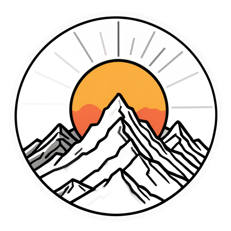 Mountain Range (tattoo) — nature lover stickers