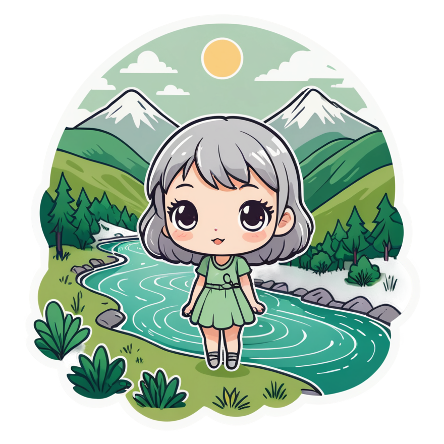 River Valley (kawaii) — kawaii stickers