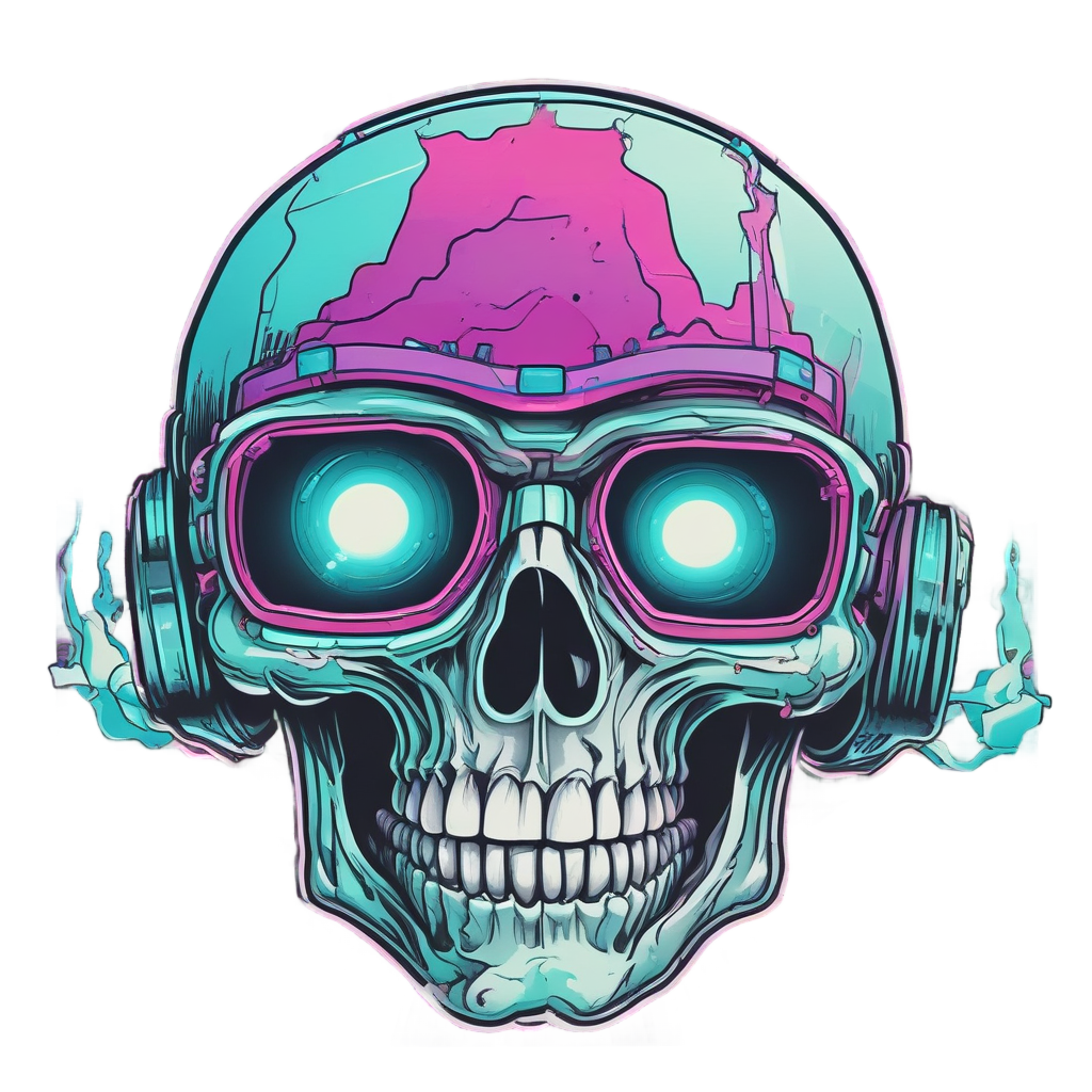 Neon Ghost Rider — ghost stickers