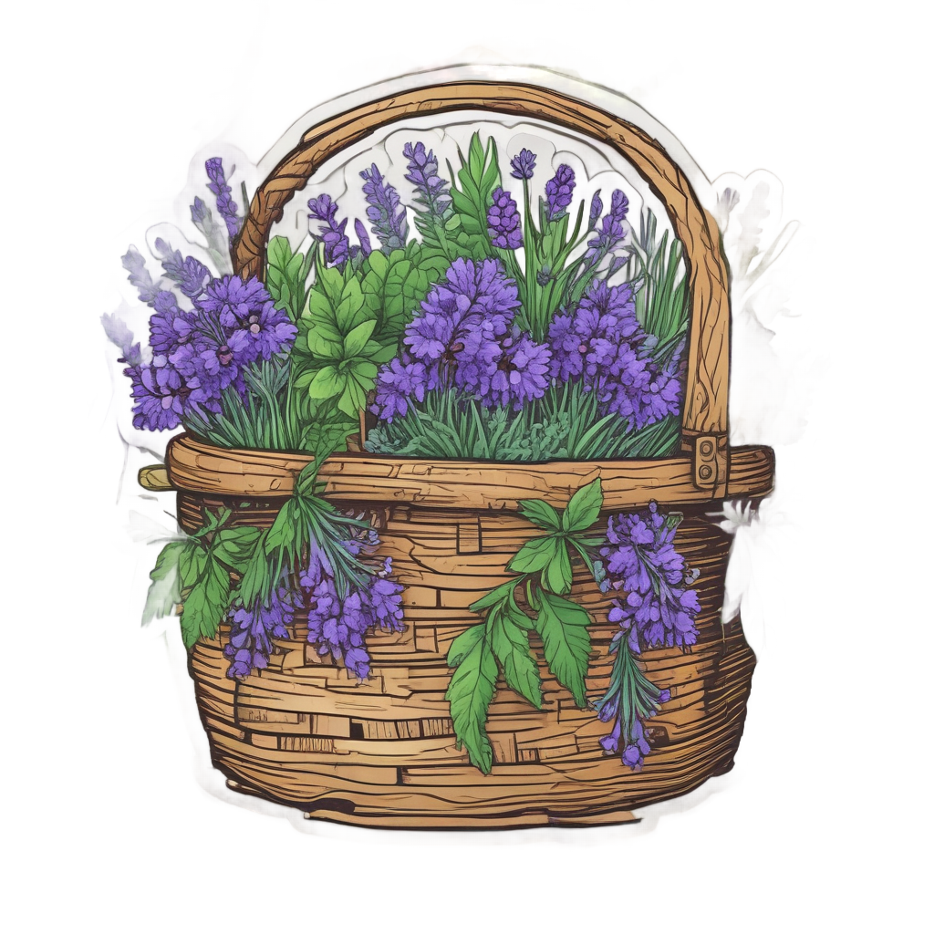 Neon Herb Bundle — forest floor stickers