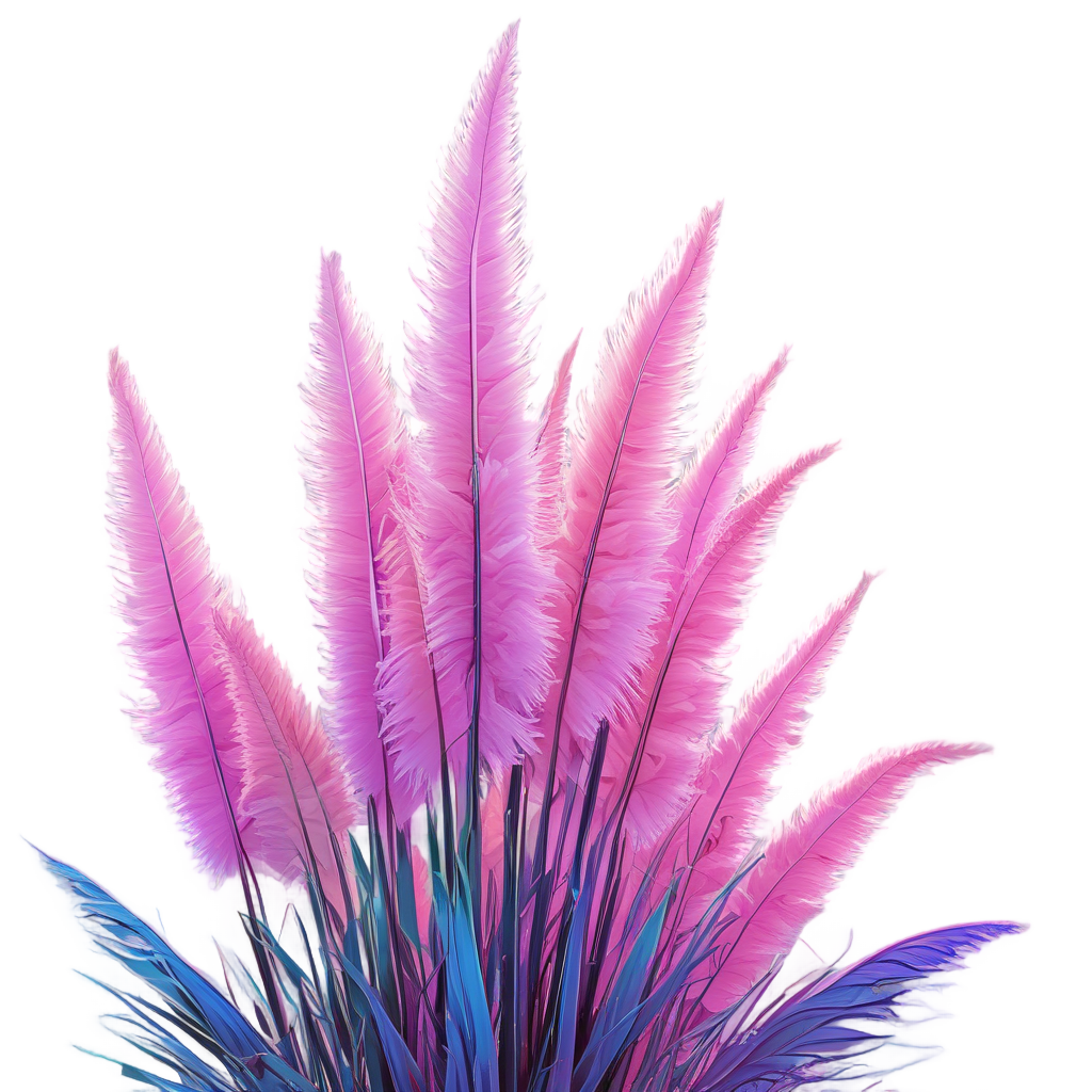 Neon Pampas Night — boho nursery stickers