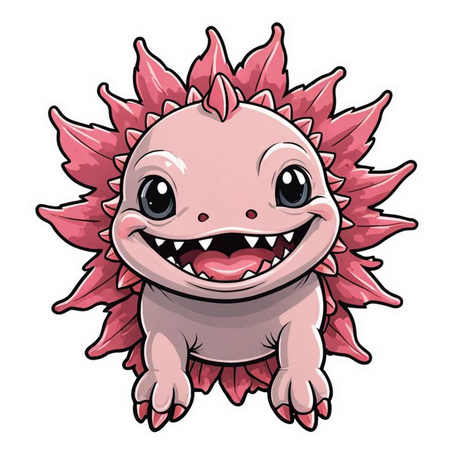 Axolotl (tattoo) — ocean stickers