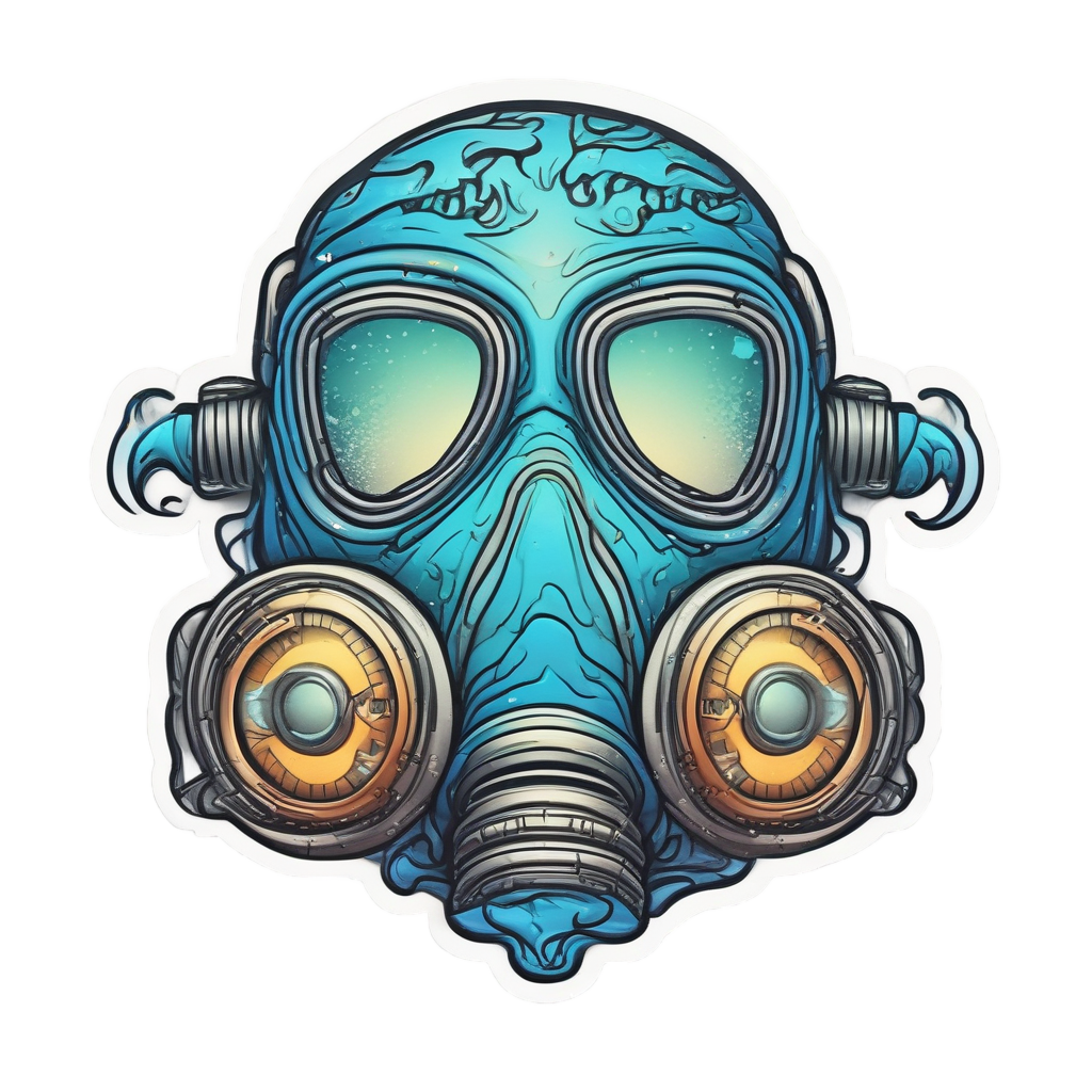 Ocean Wave Mask — ocean stickers