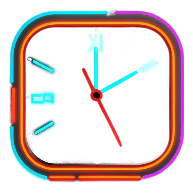 Deadline Was Yesterday (neon) — office humor stickers