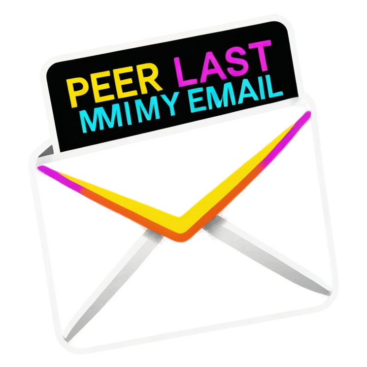 Per My Last Email (neon) — office humor stickers