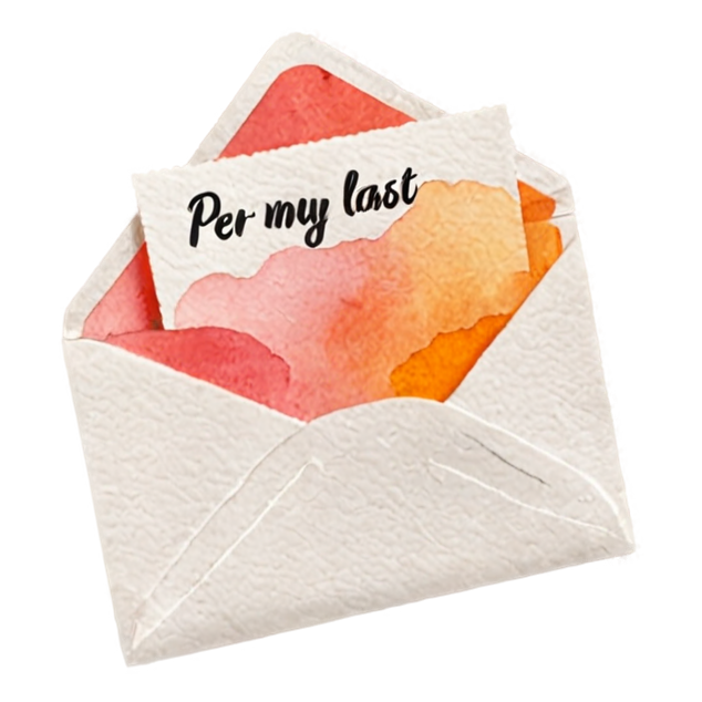Per My Last Email (watercolor) — office humor stickers