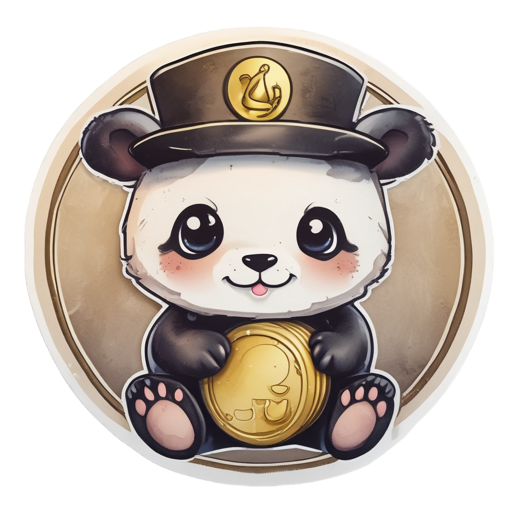 Panda Piggy Bank — kawaii animals stickers