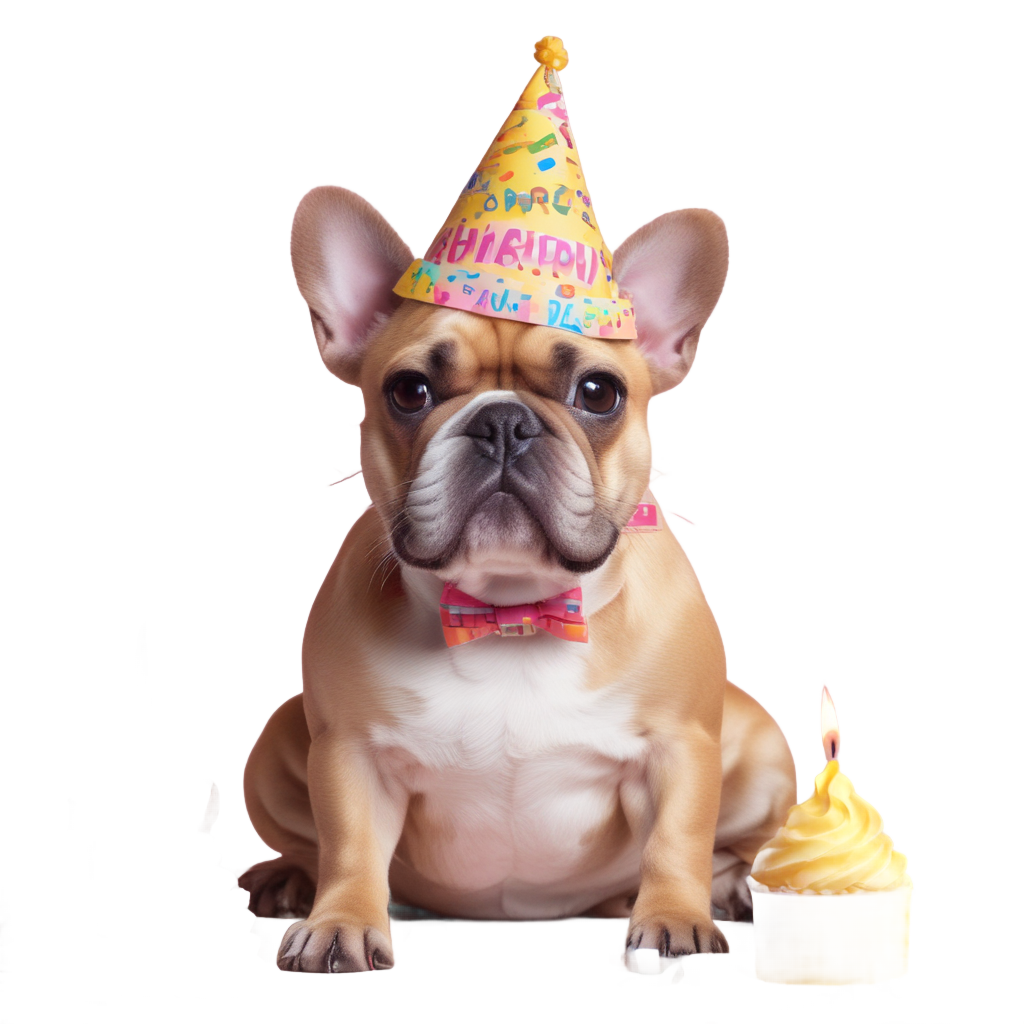 Papercut Birthday Party Pup — dogs stickers
