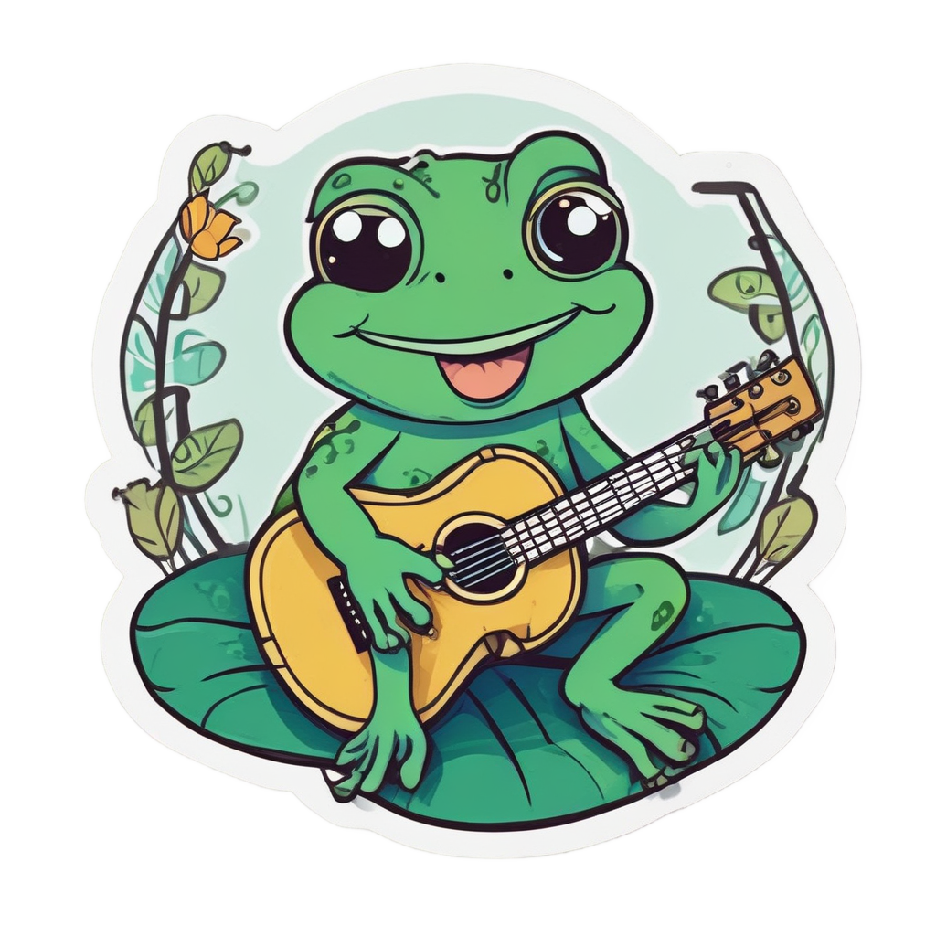 Peace Frog Jam — music stickers