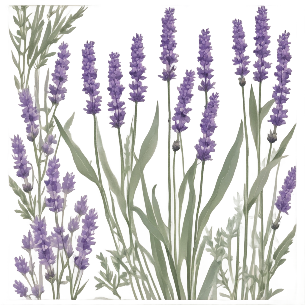 Peaceful Lavender Trio — bouquets stickers