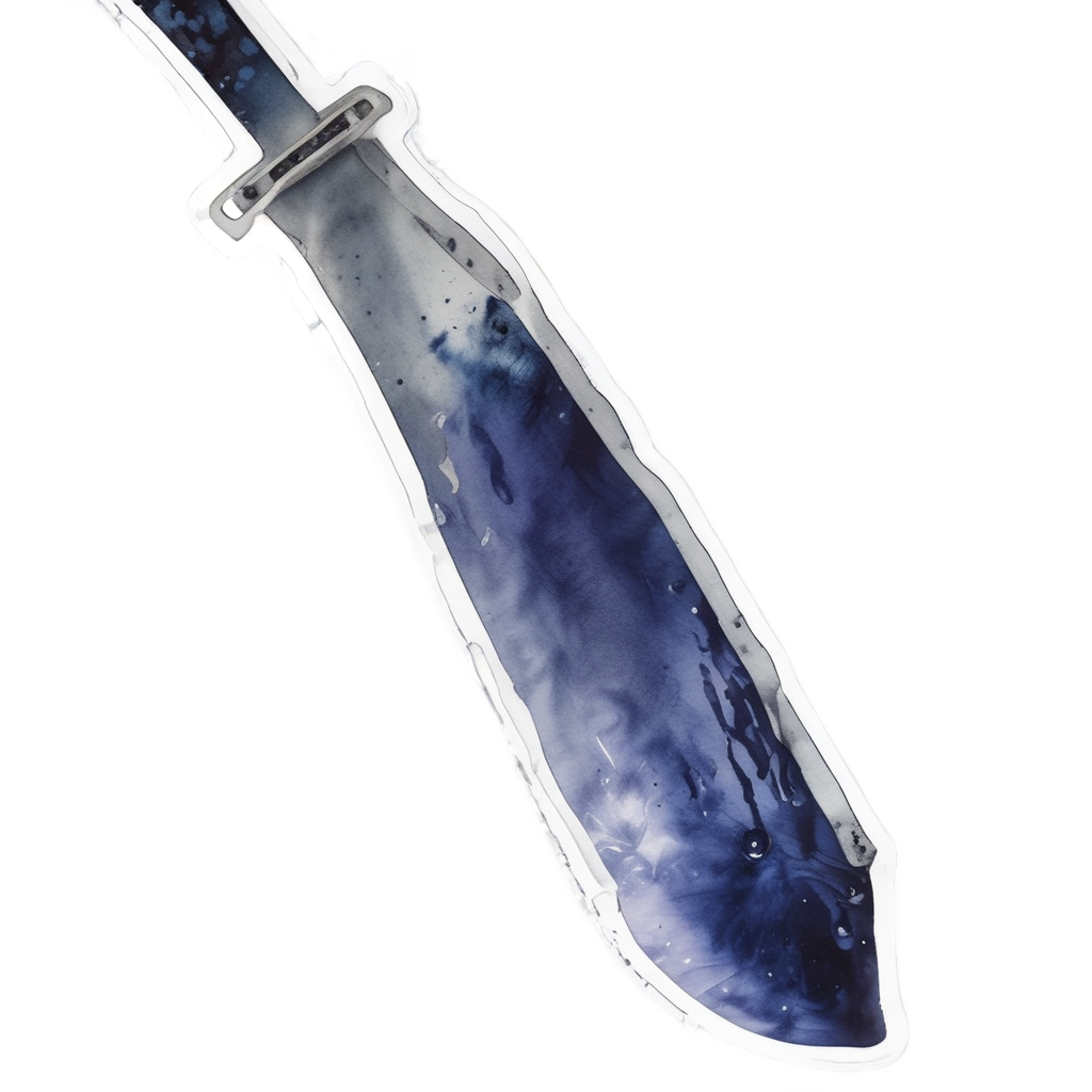 Phantom Slash Blue — ghost stickers
