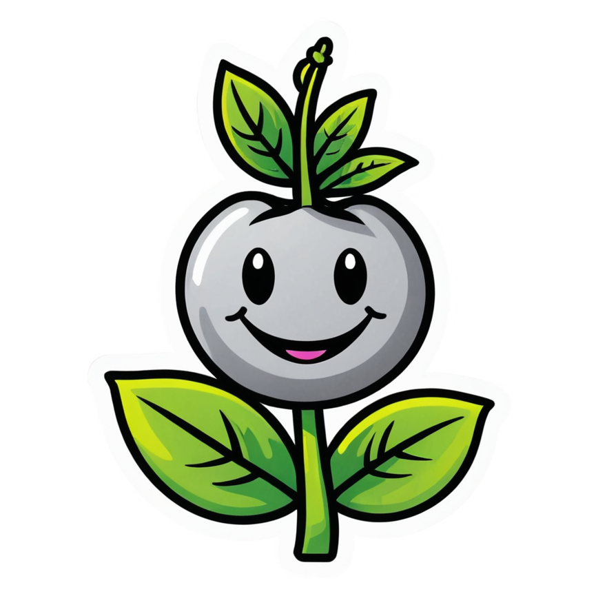 Little Sprout (neon) — plant stickers
