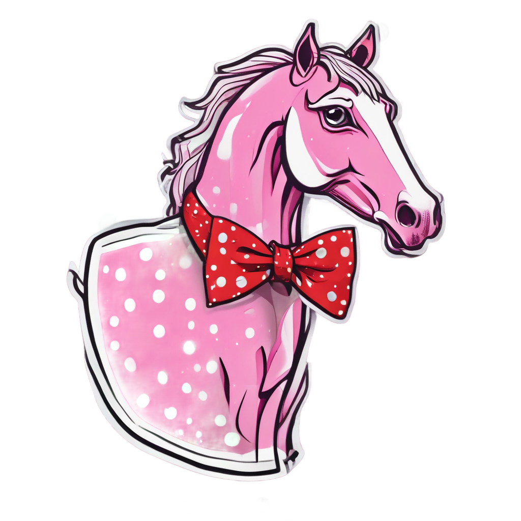 Polka Dot Pony — horses stickers