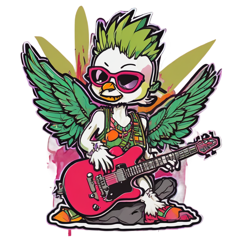 Punk Rock Chick — farm nursery stickers