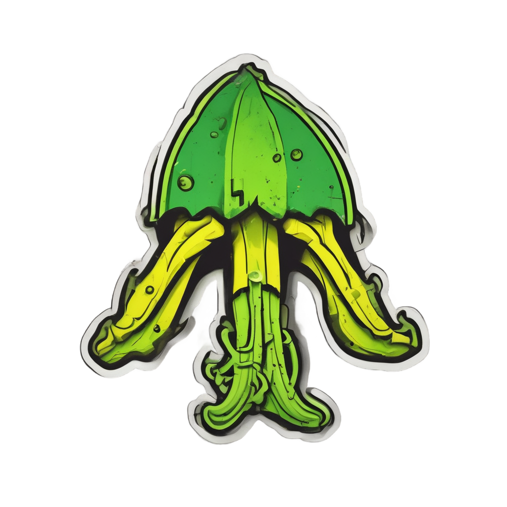Radioactive Moldy Banana — radioactive stickers
