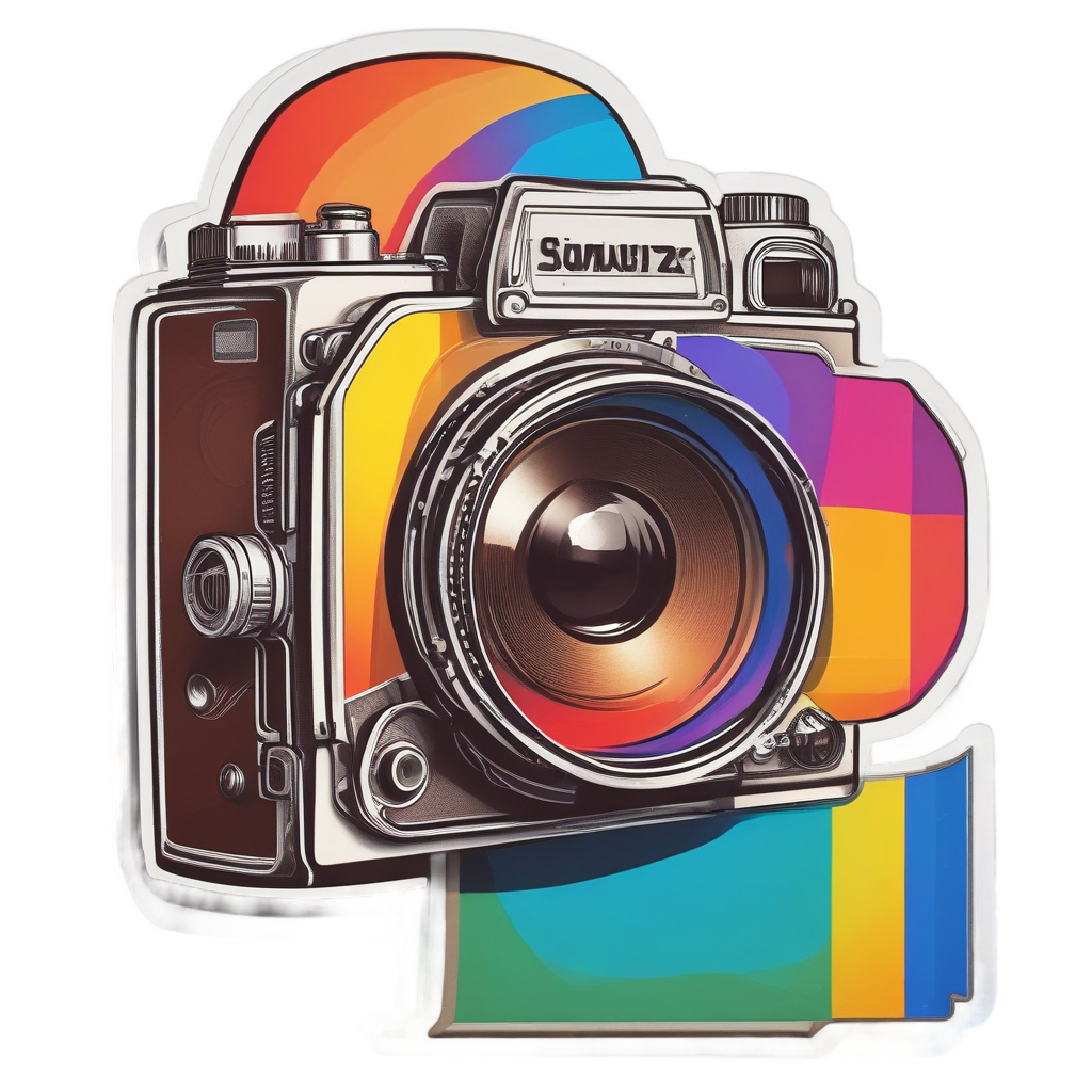 Rainbow Camera — celestial stickers