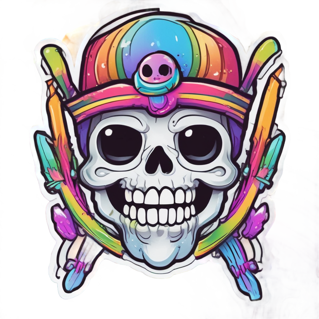 Rainbow Dagger Dance — rainbow stickers
