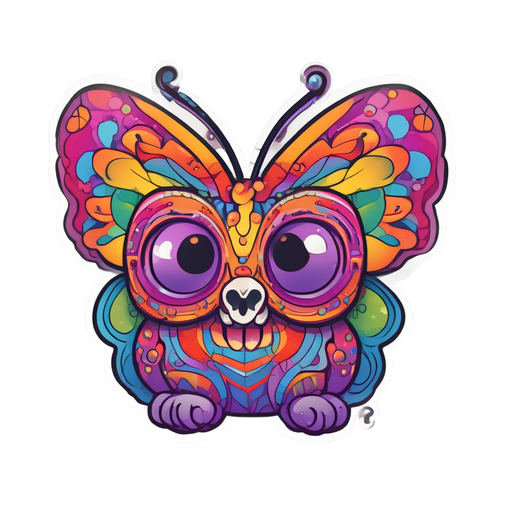 Rainbow Wing Joy — rainbow stickers