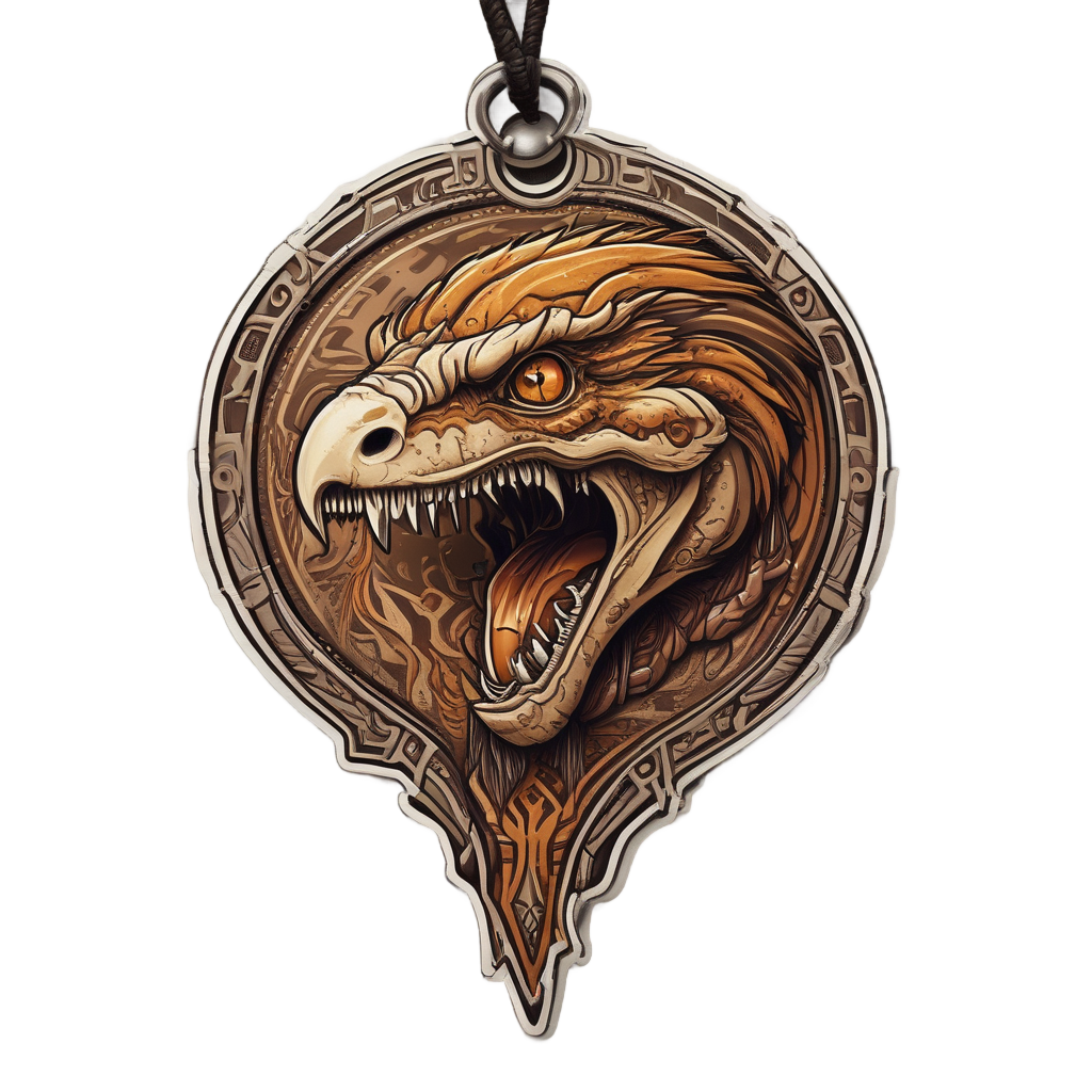 Raptor Claw Necklace — dinosaurs stickers