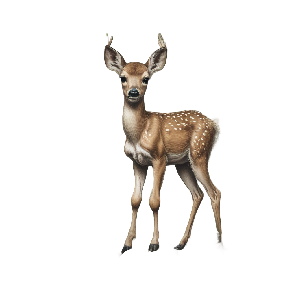 Realist Forest Fawn — woodland nursery stickers