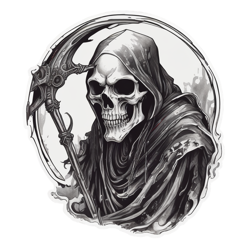 Reaper of Shadows — reaper skull stickers