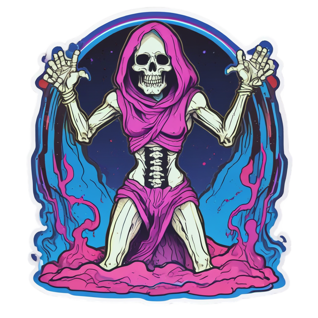Reaper Skull Dancer — reaper skull stickers