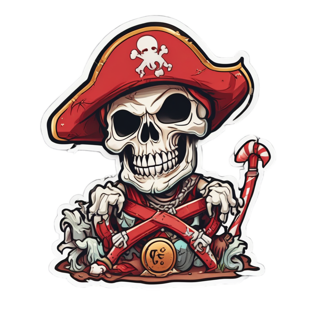 Reaper Skull Pirate — reaper skull stickers