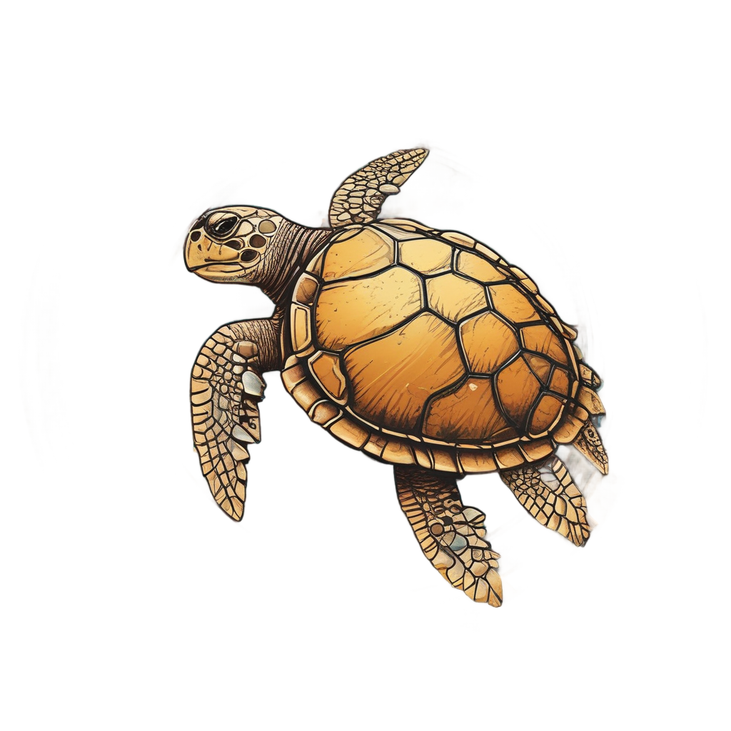 Record Player Turtle — vinyl stickers