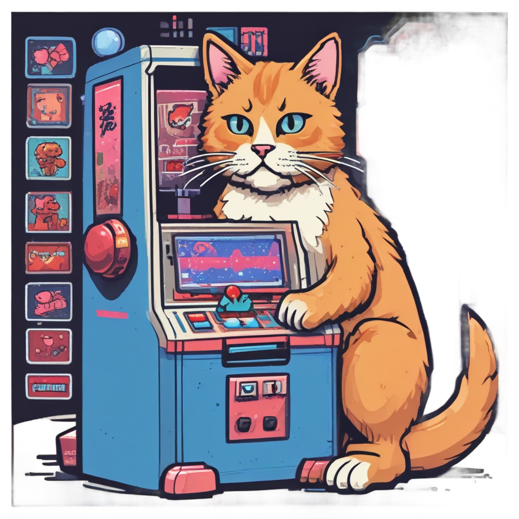 Retro Gamer Loaf — pixel stickers
