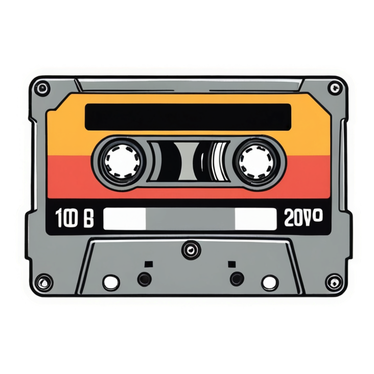 Mixtape (retro) — retro y2k stickers