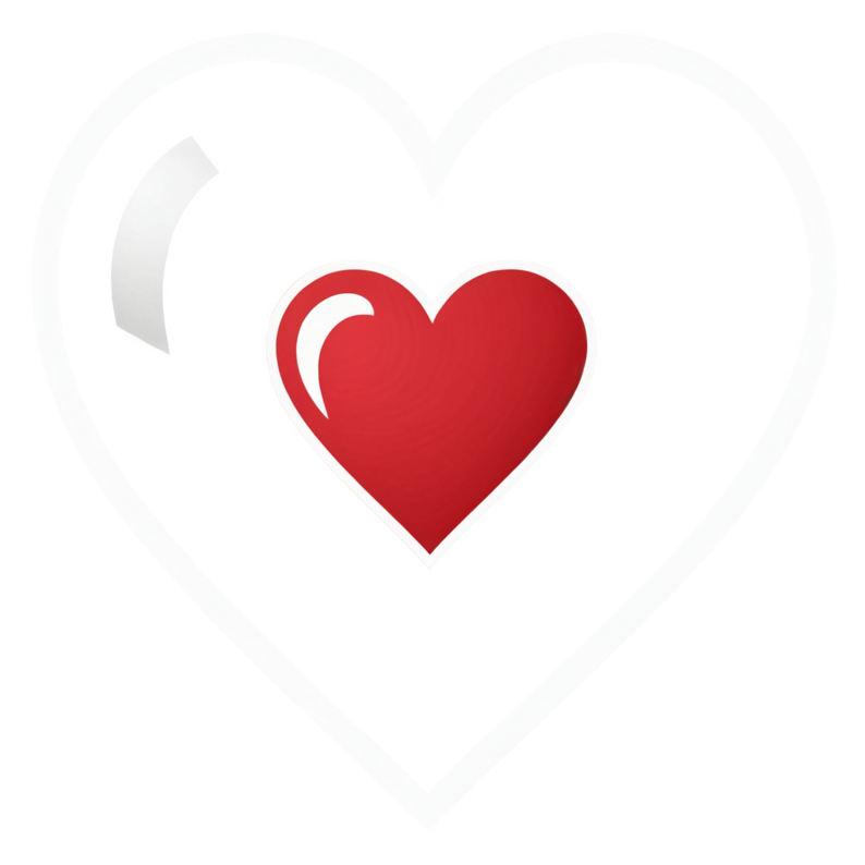 Checker Heart (lineart) — retro y2k stickers
