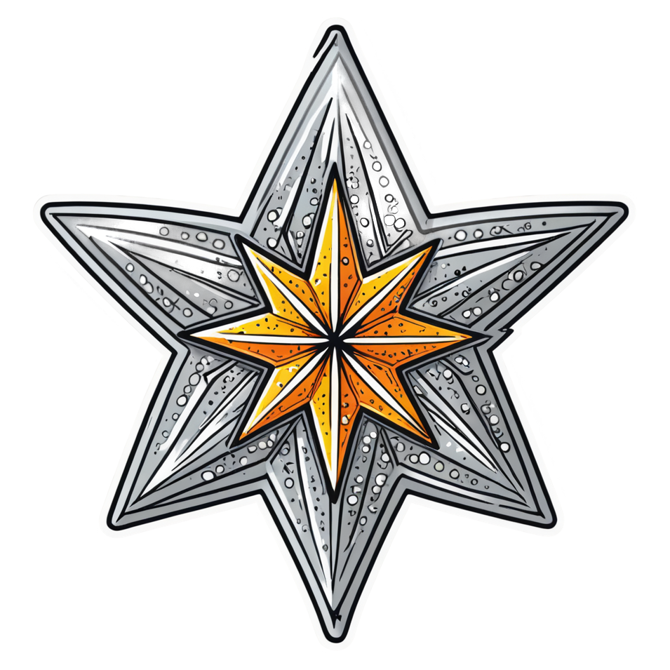 Sparkle Star (tattoo) — retro y2k stickers
