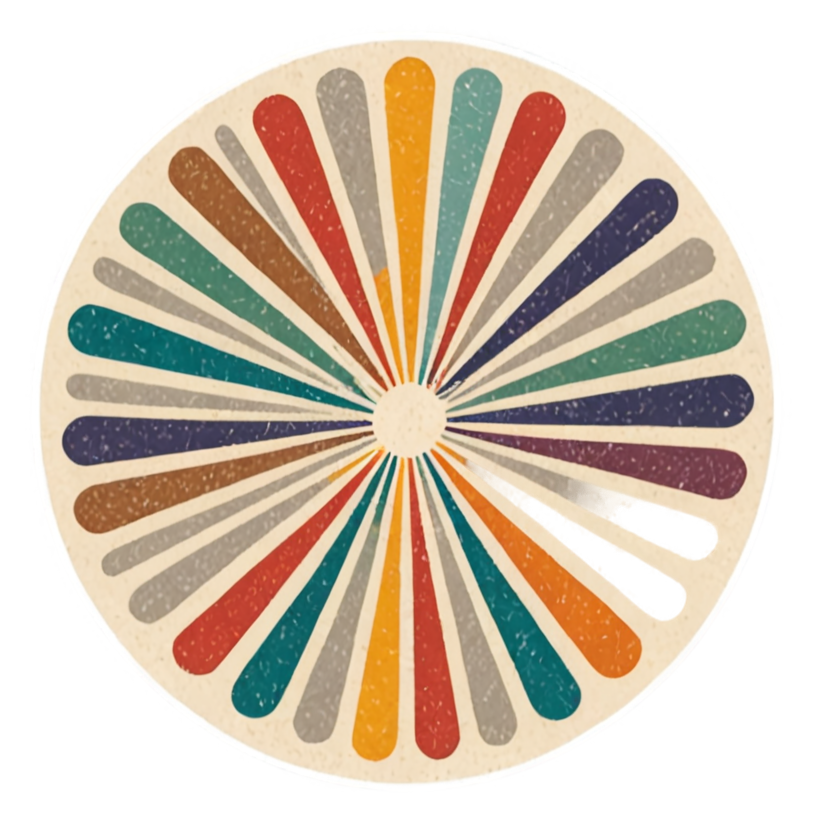 Retro Sunburst (retro) — retro y2k stickers