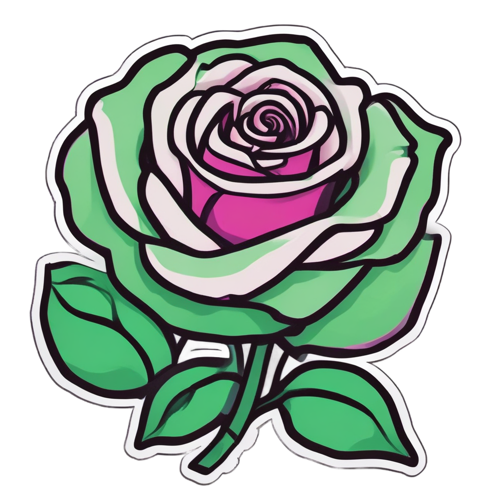 Rose Dancing Jubilantly — music stickers