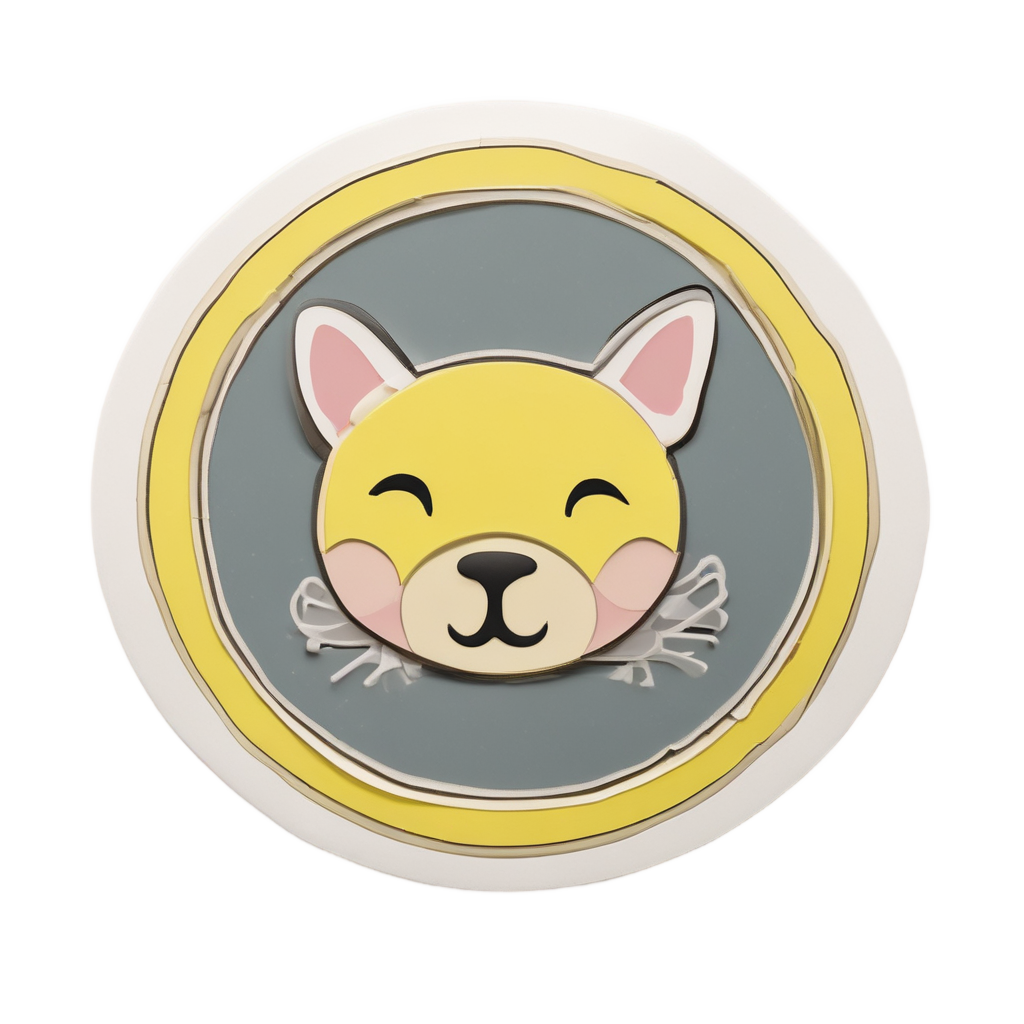 Round Badge Calm — warning signage stickers