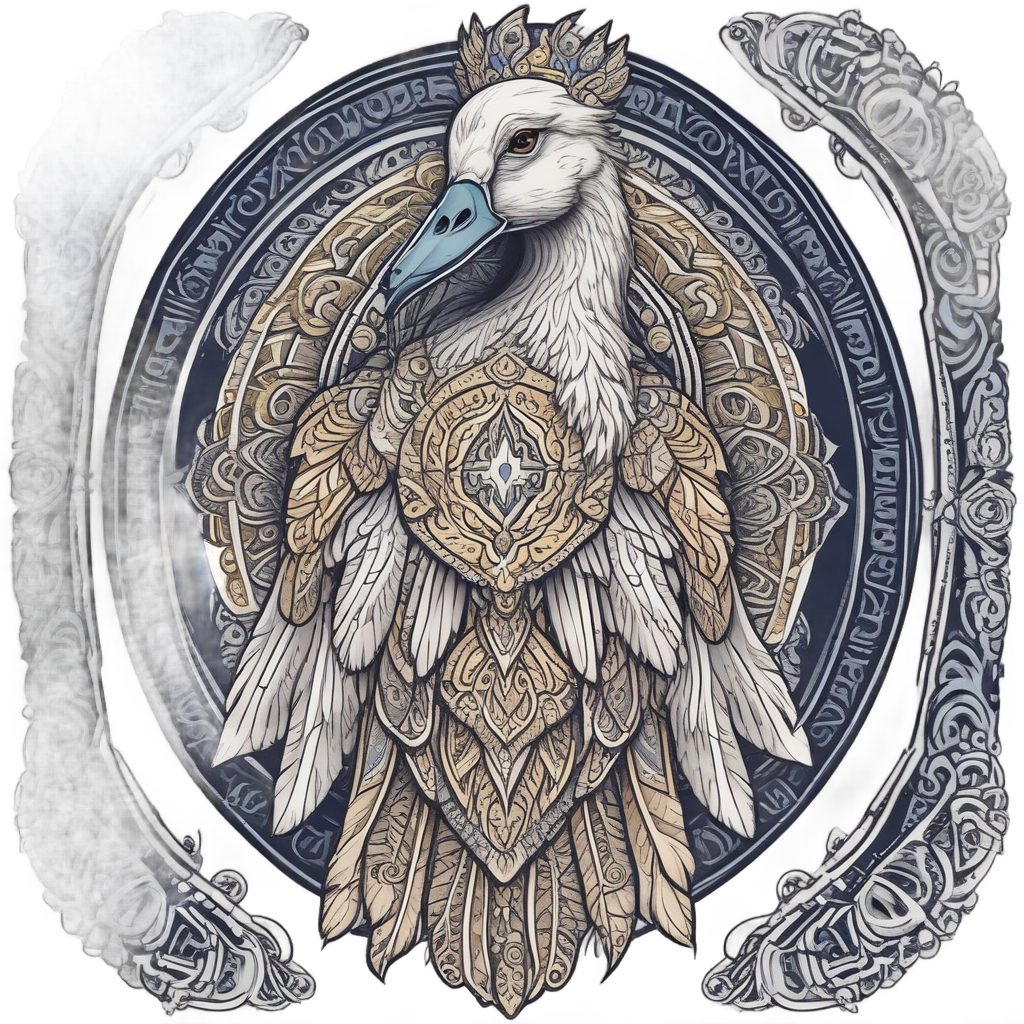 Sacred Duck Guardian — farm animals stickers