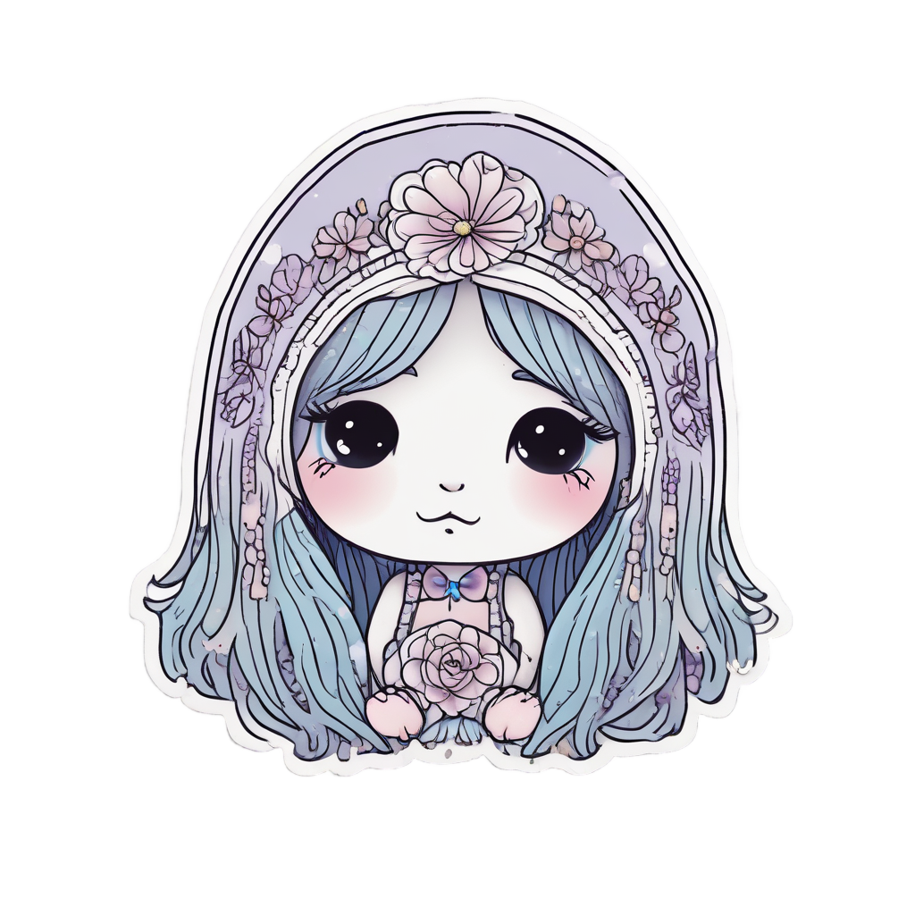 Sad Arch with Teardrop — boho nursery stickers