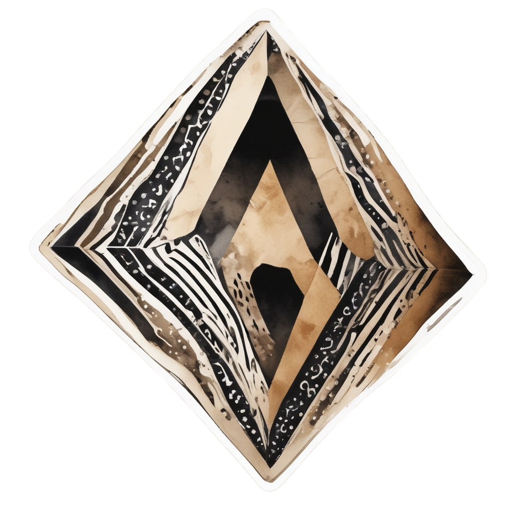 Safari Animal Print Hazard — warning signage stickers