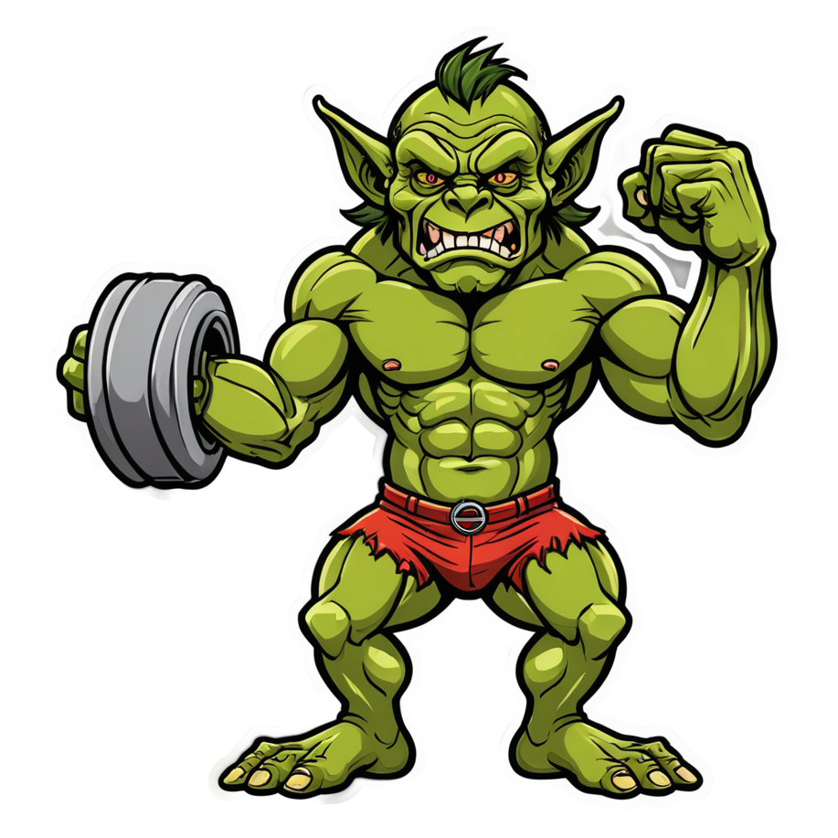 Gym Goblin — gym & fitness stickers