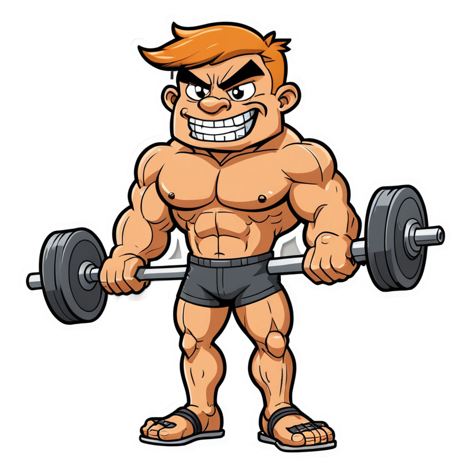 Never Skip — gym & fitness stickers