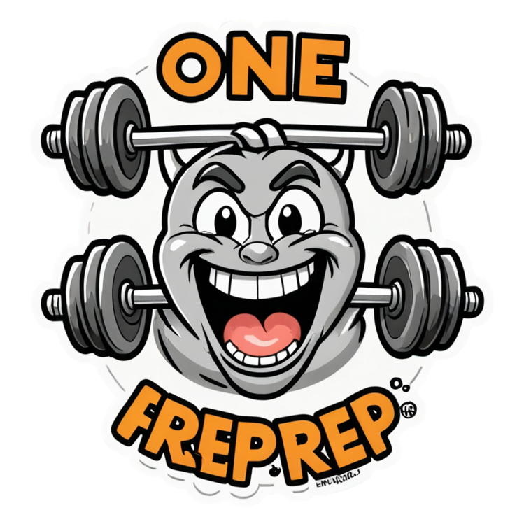 One More Rep — gym & fitness stickers