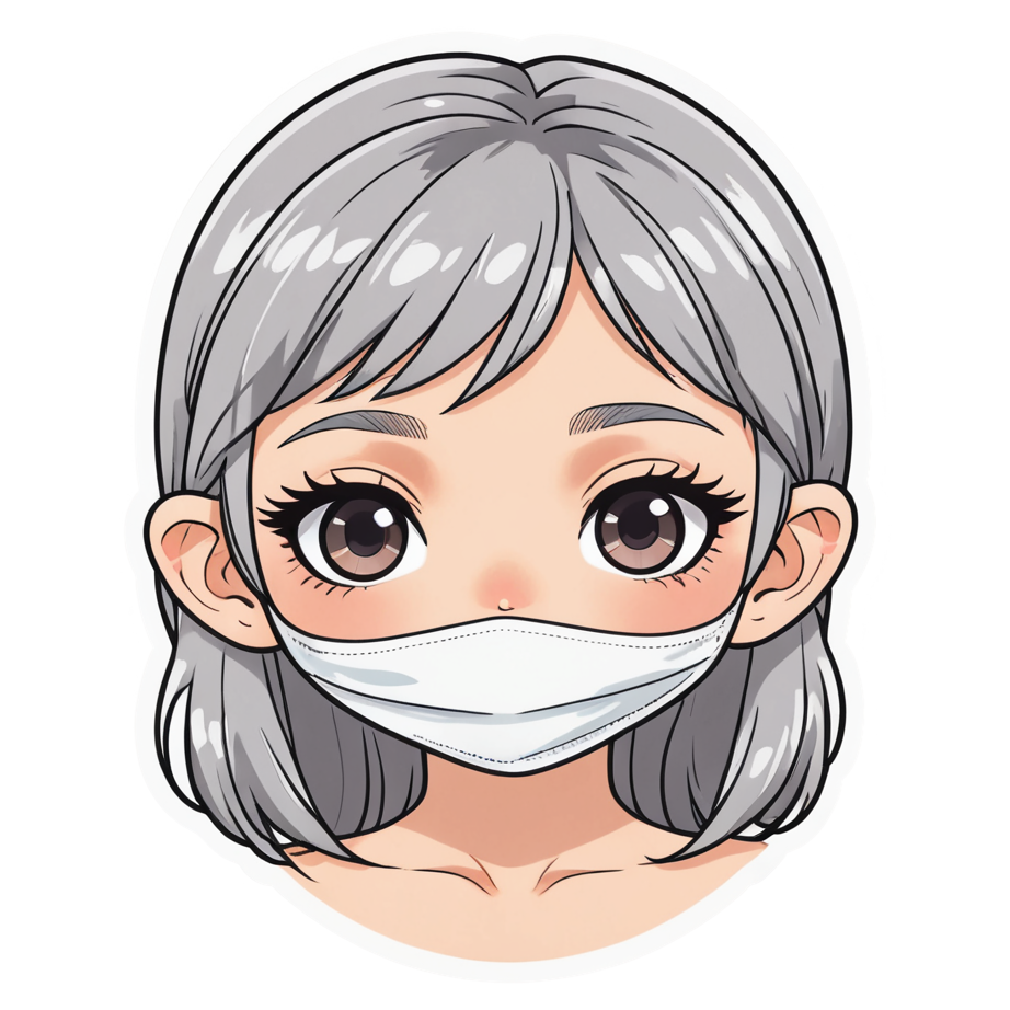 Face Mask (kawaii) — kawaii stickers