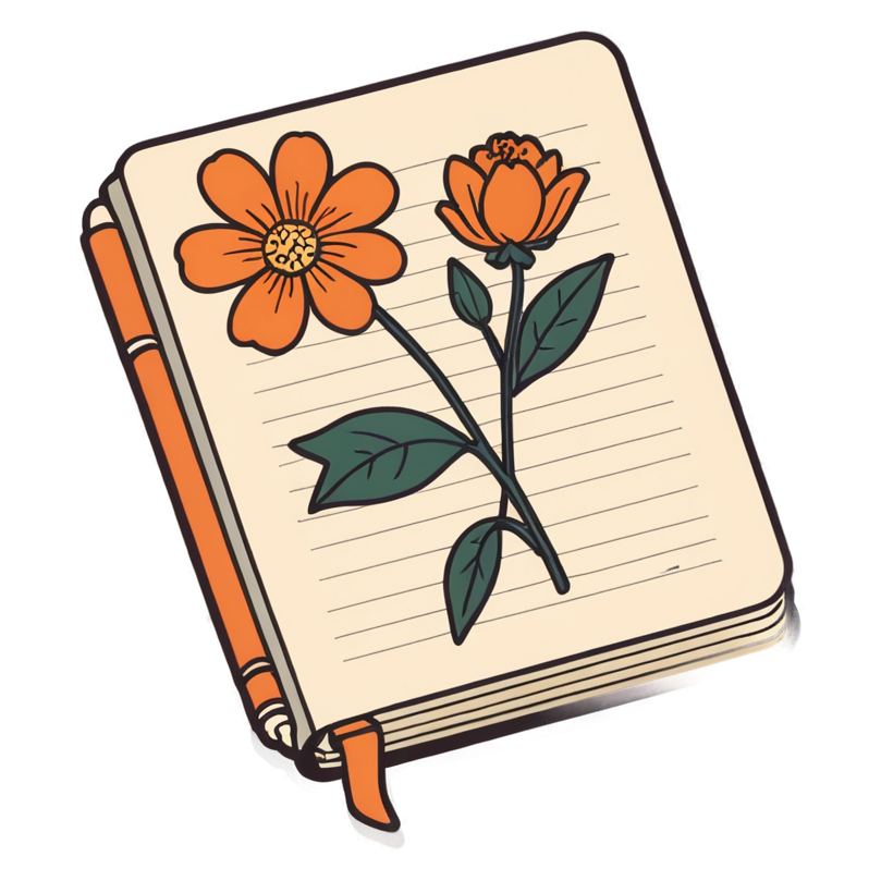 Journaling (retro) — self-care stickers