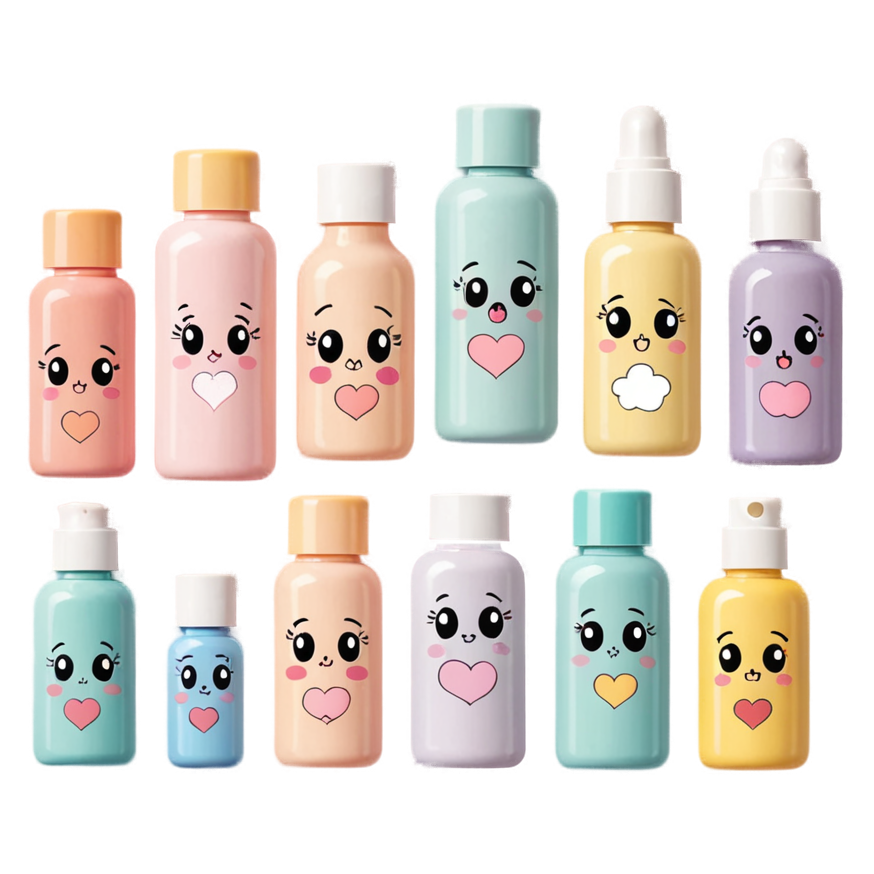 Skincare Shelf (kawaii) — kawaii stickers