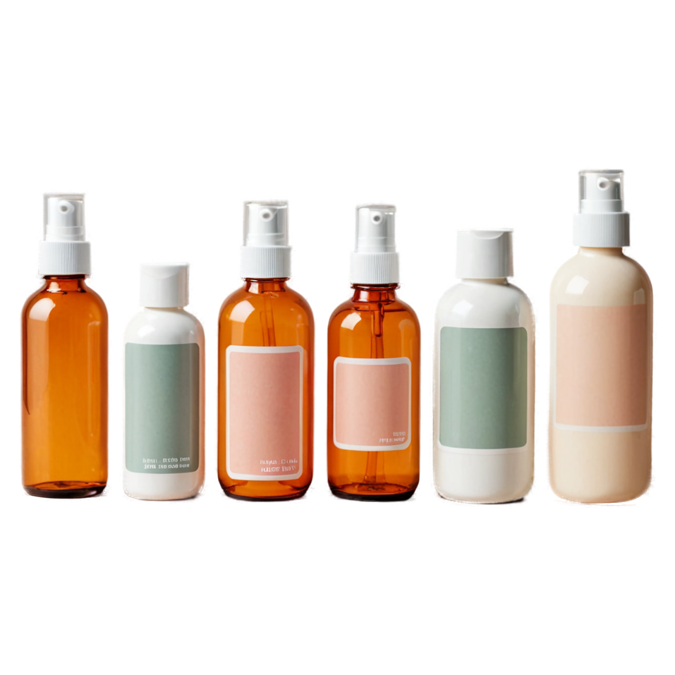 Skincare Shelf (retro) — self-care stickers
