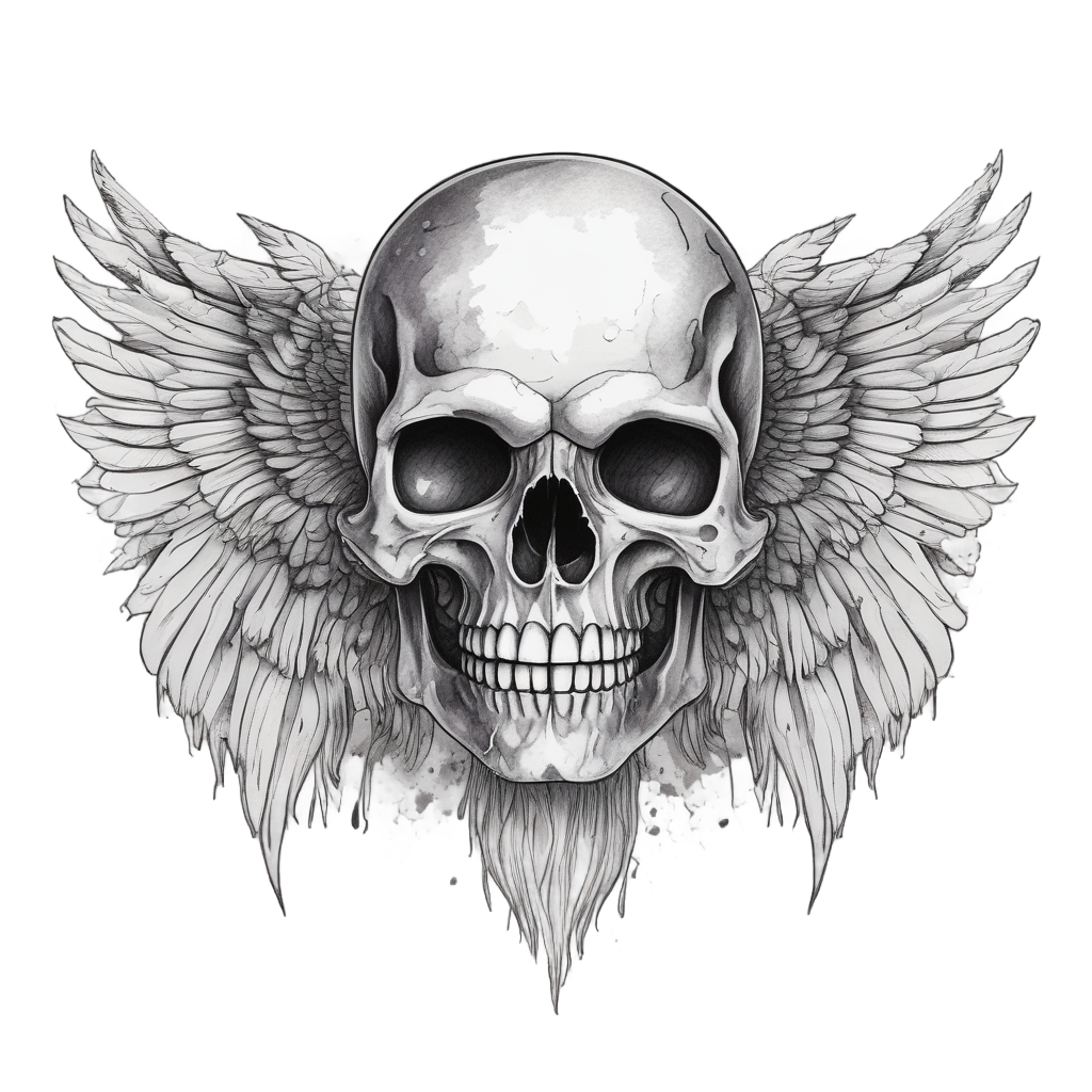 Shadow Chrome Veil — biker & chrome skull stickers