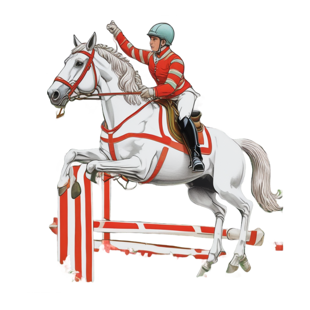 Show Jumper Victory — farm animals stickers