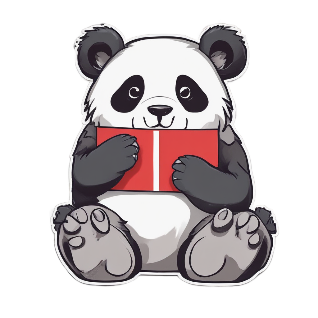 Shy Camo Panda — tactical & outdoor stickers