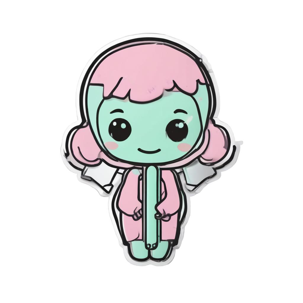 Shy Hex Key Blush — garage stickers