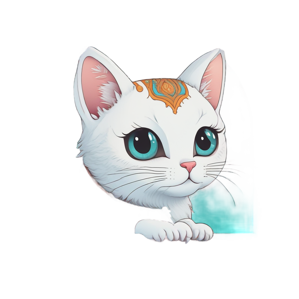 Silly Cat Arch — cat stickers